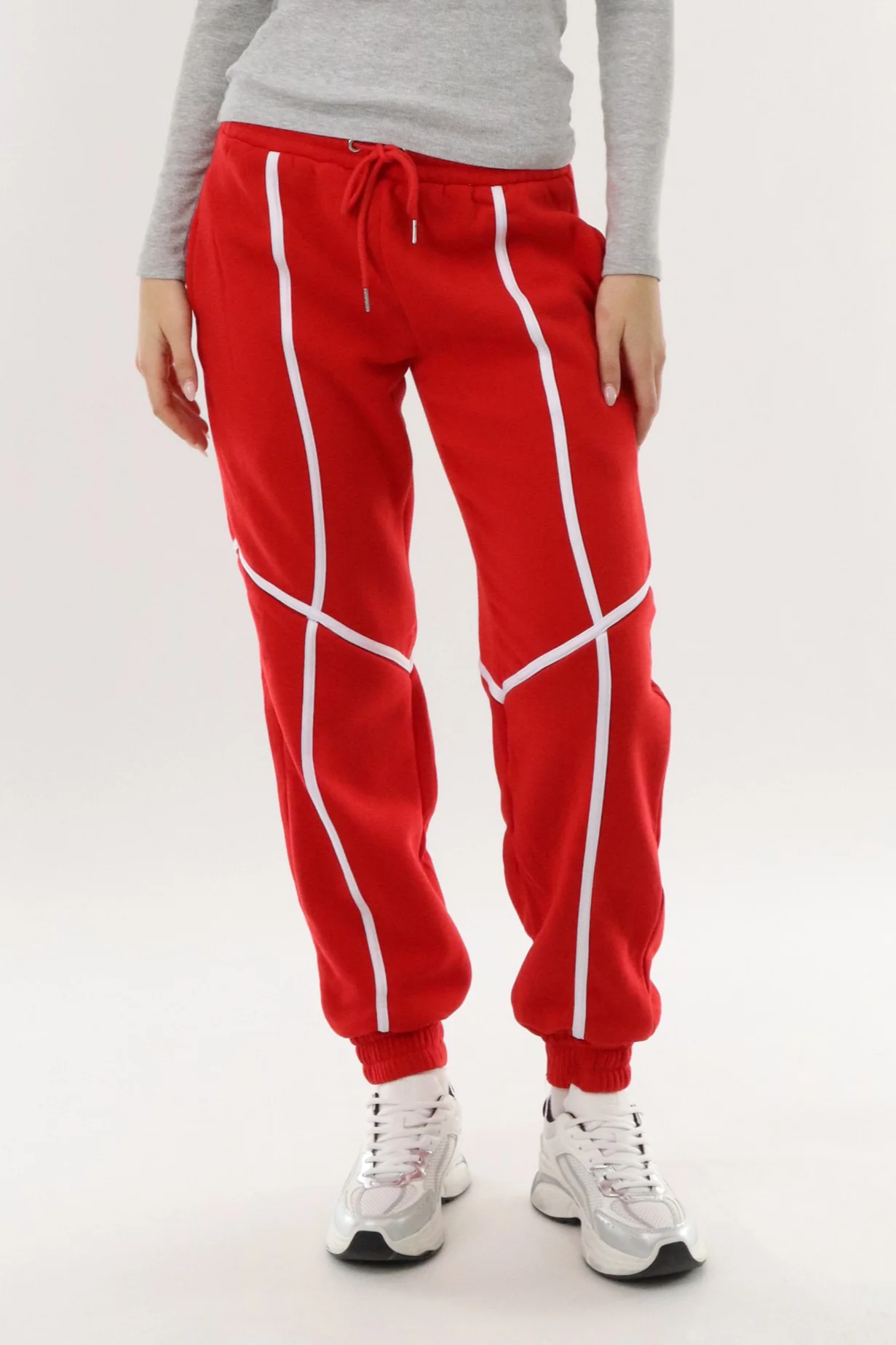Fleece Joggers - Red