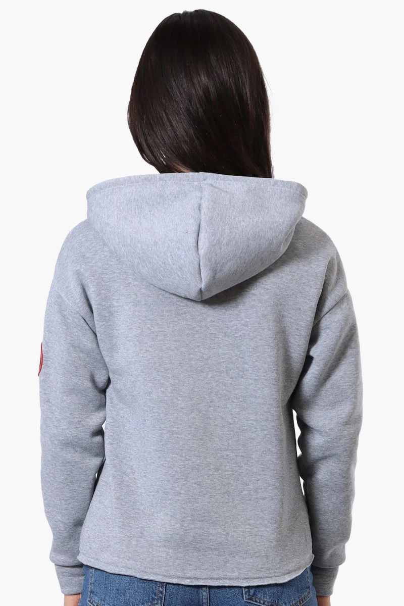 Solid Basic Hoodie - Grey - Image 3