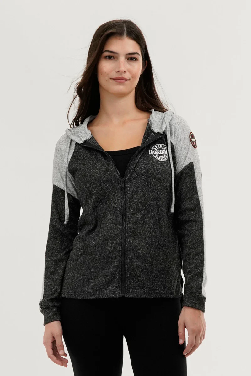 Lightweight Zip Up Hoodie - Black