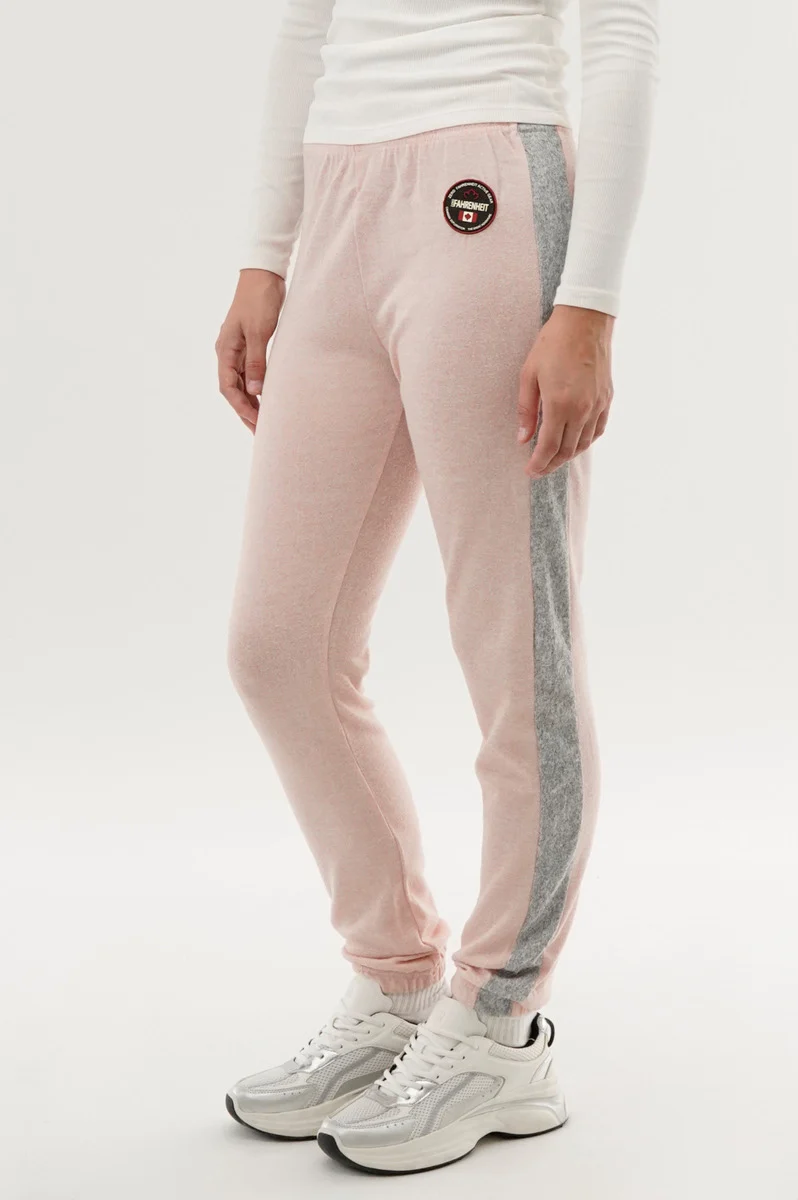 Side Stripe Joggers - Pink - Image 2