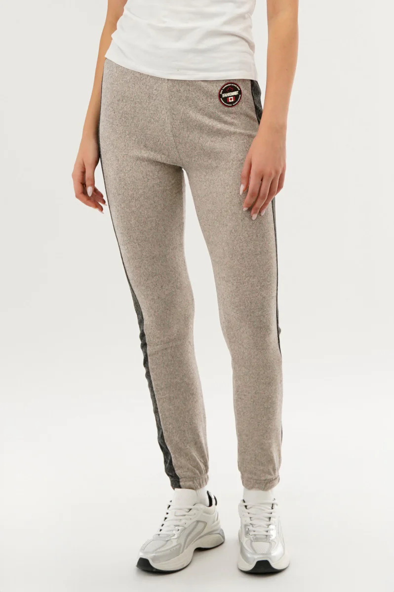Side Stripe Joggers - Cream
