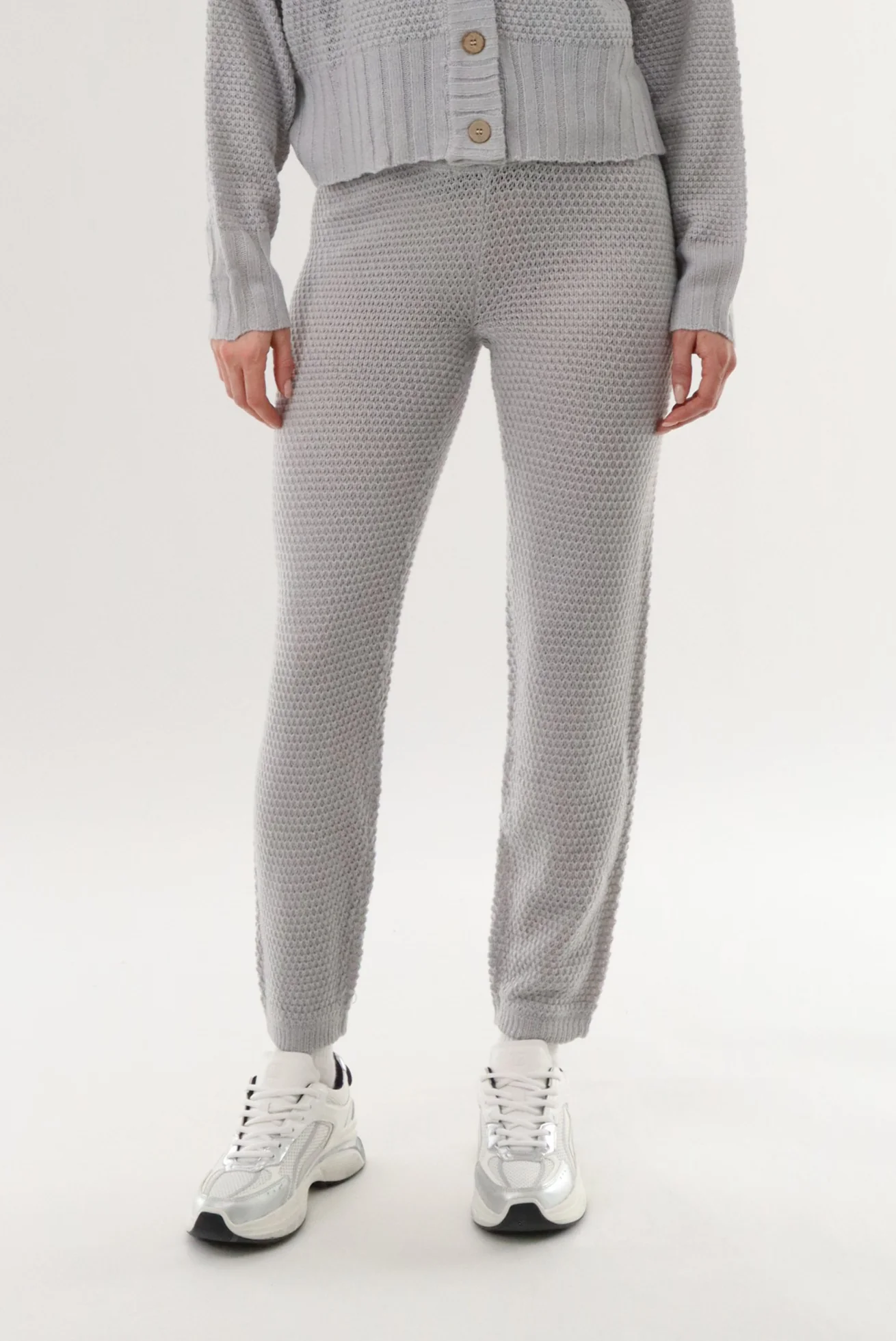 Knit Joggers - Grey