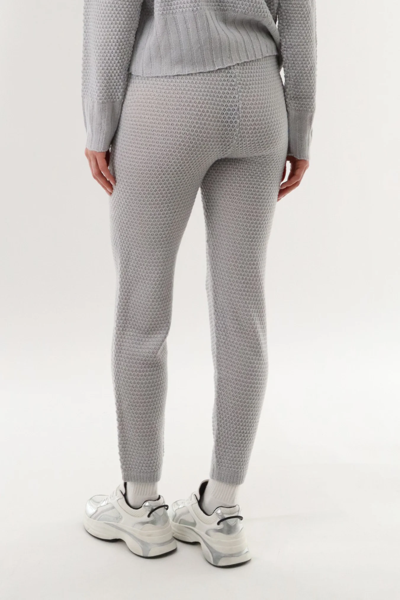 Knit Joggers - Grey - Image 3