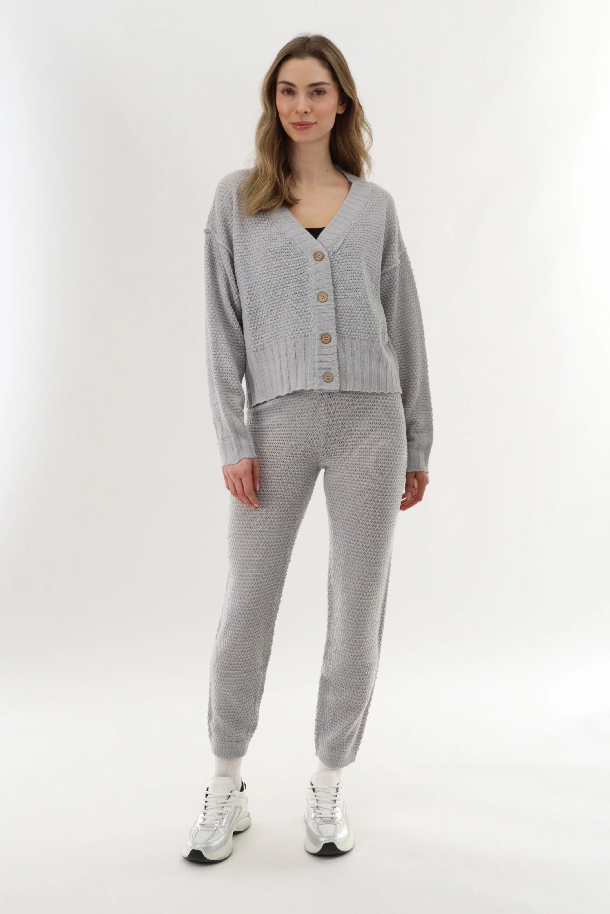 Knit Joggers - Grey - Image 5