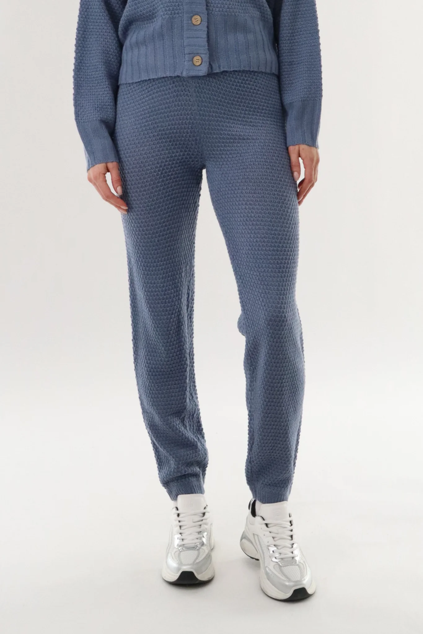 Knit Joggers - Blue