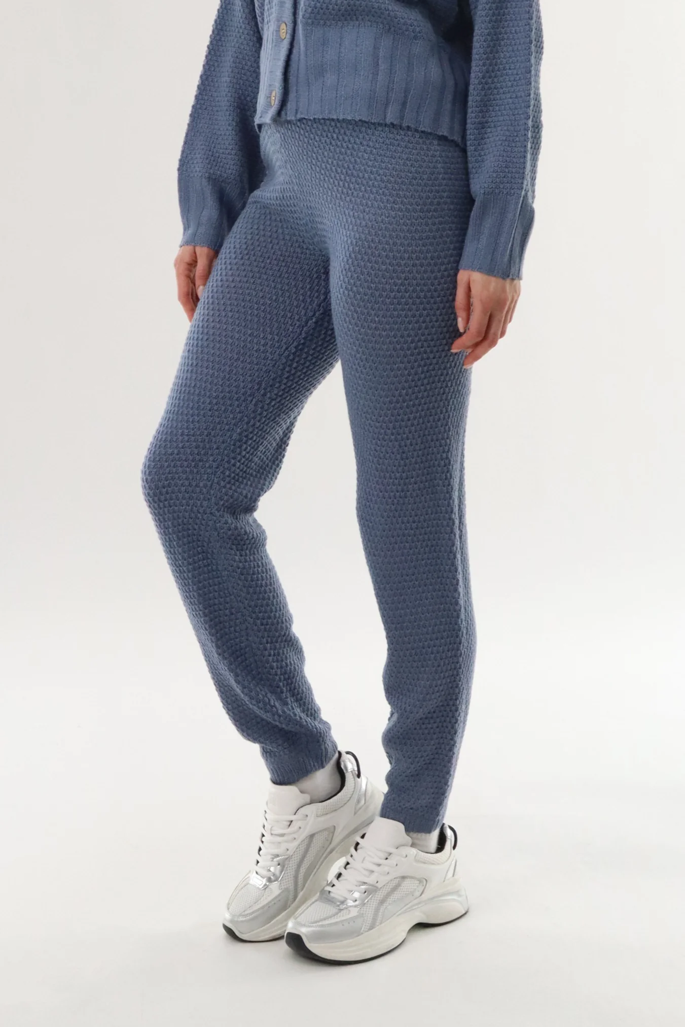 Knit Joggers - Blue - Image 2