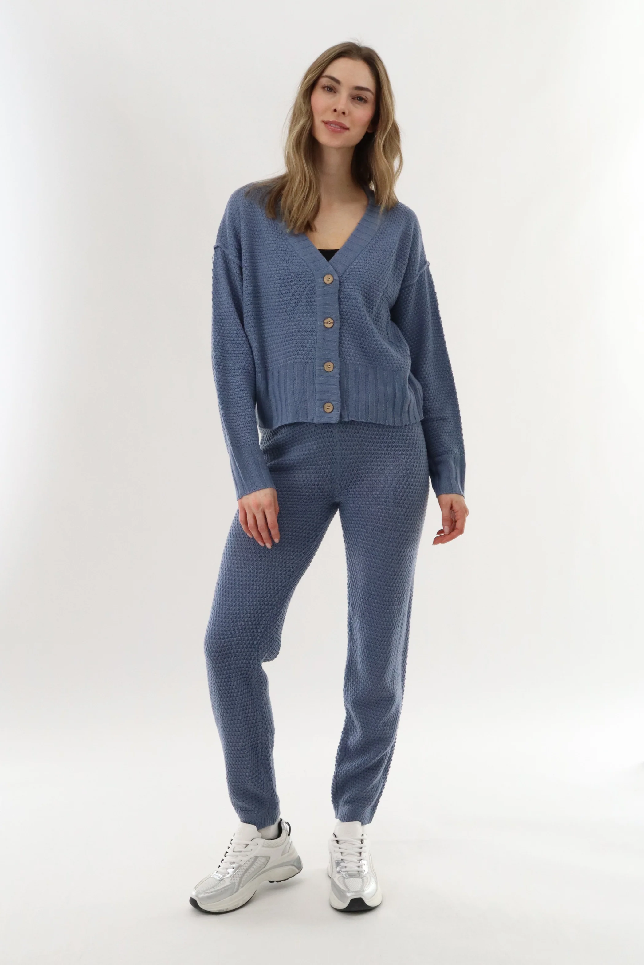 Knit Joggers - Blue - Image 5