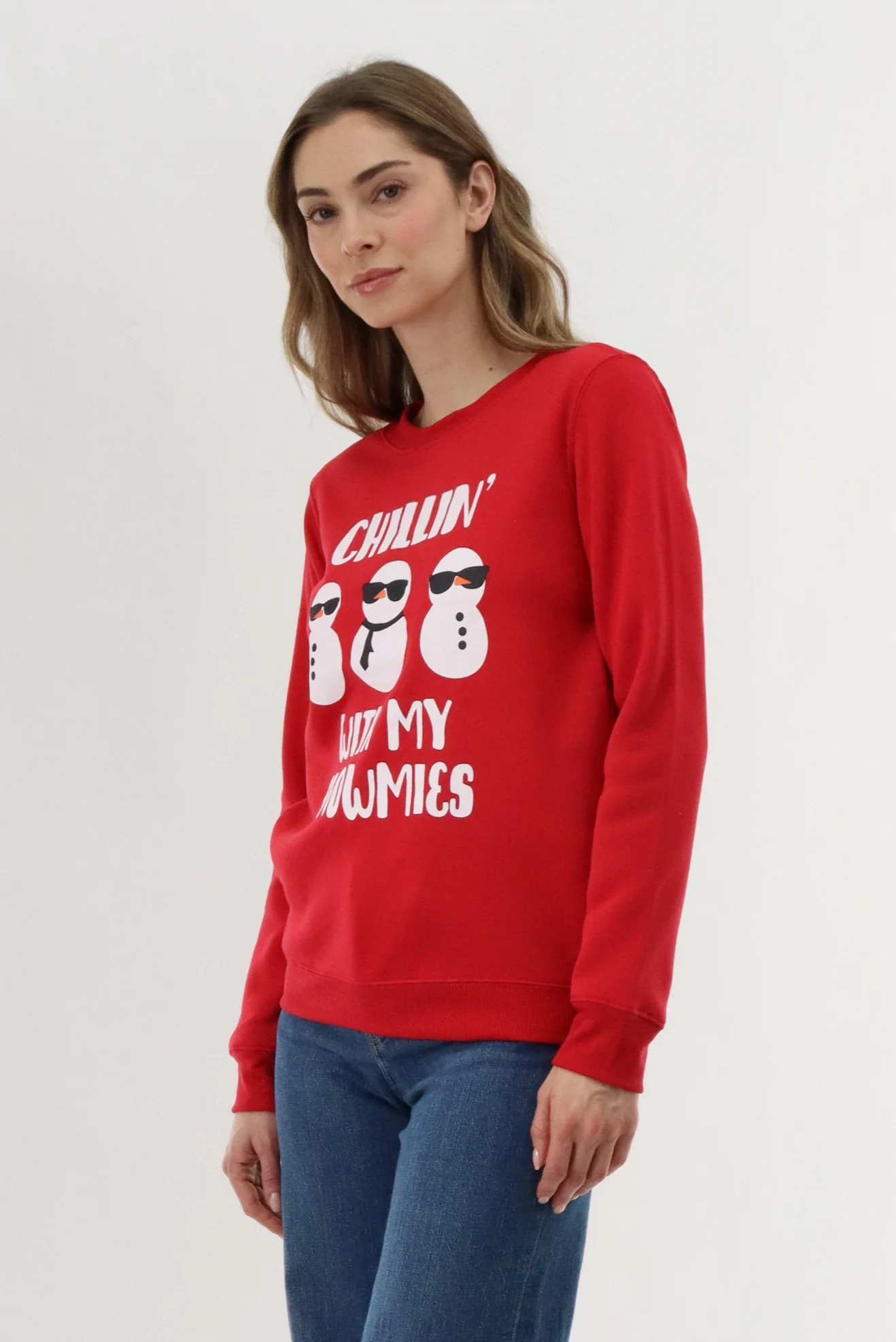 Snowmies Christmas Sweater - Red - Image 2