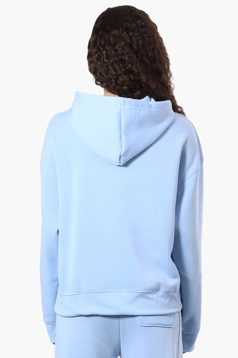 Oversized Aspen Print Hoodie - Blue - Image 3