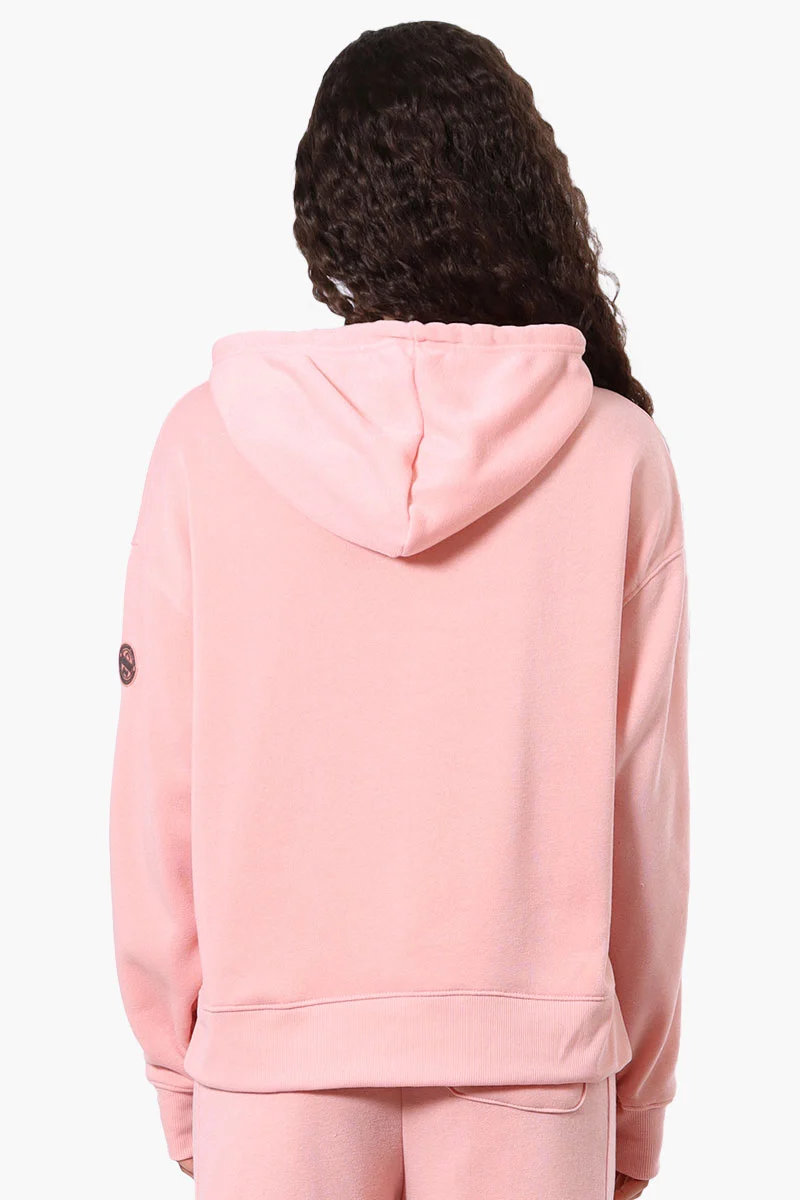 Oversized Aspen Print Hoodie - Pink - Image 3
