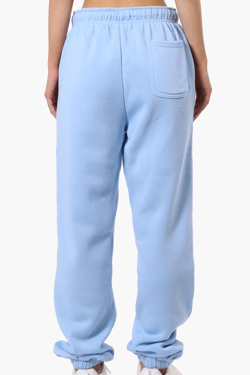 London Print Fleece Joggers - Blue - Image 3