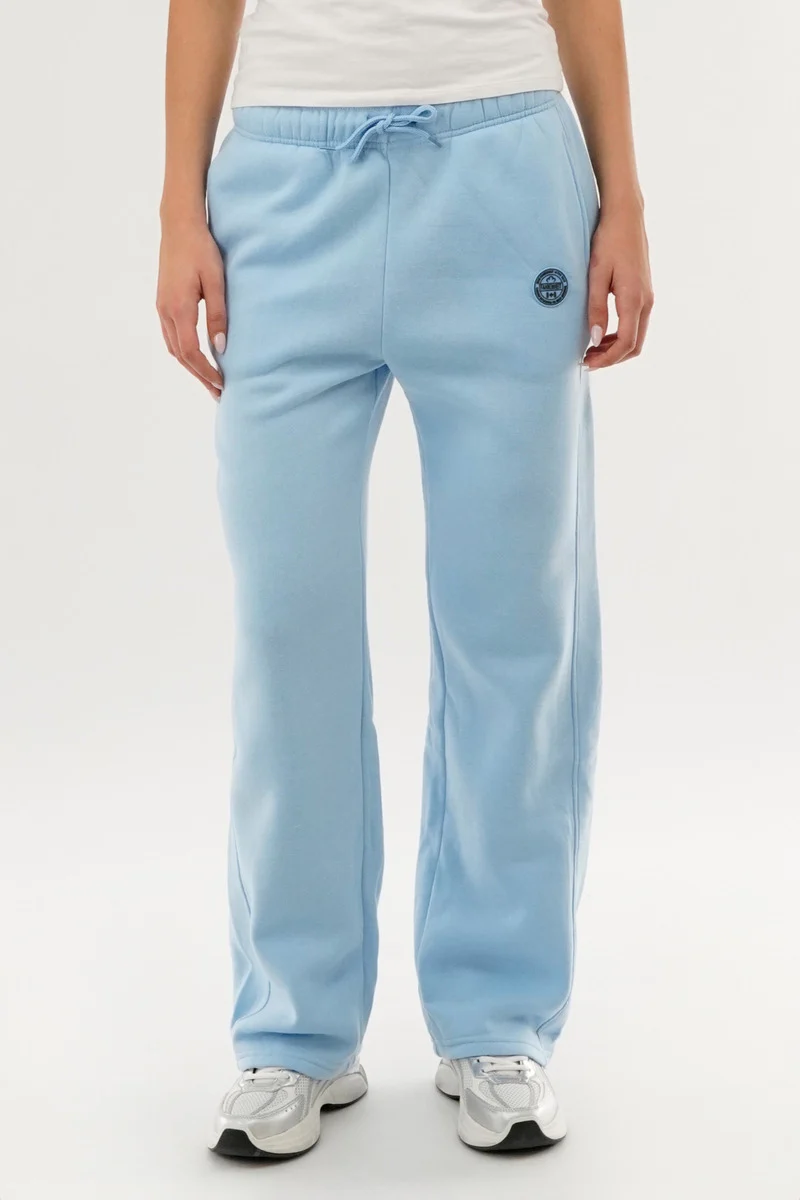 Classic Wide Leg Sweatpants - Aqua