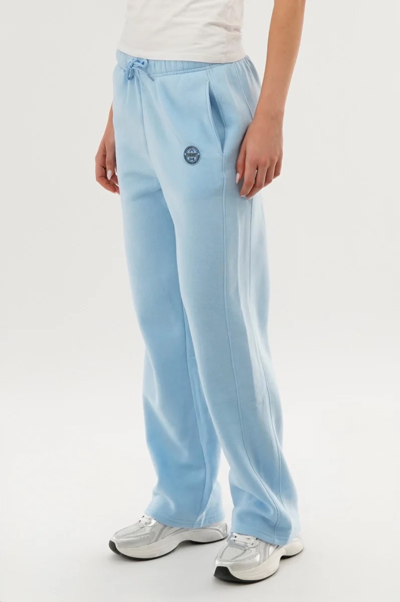 Classic Wide Leg Sweatpants - Aqua - Image 2