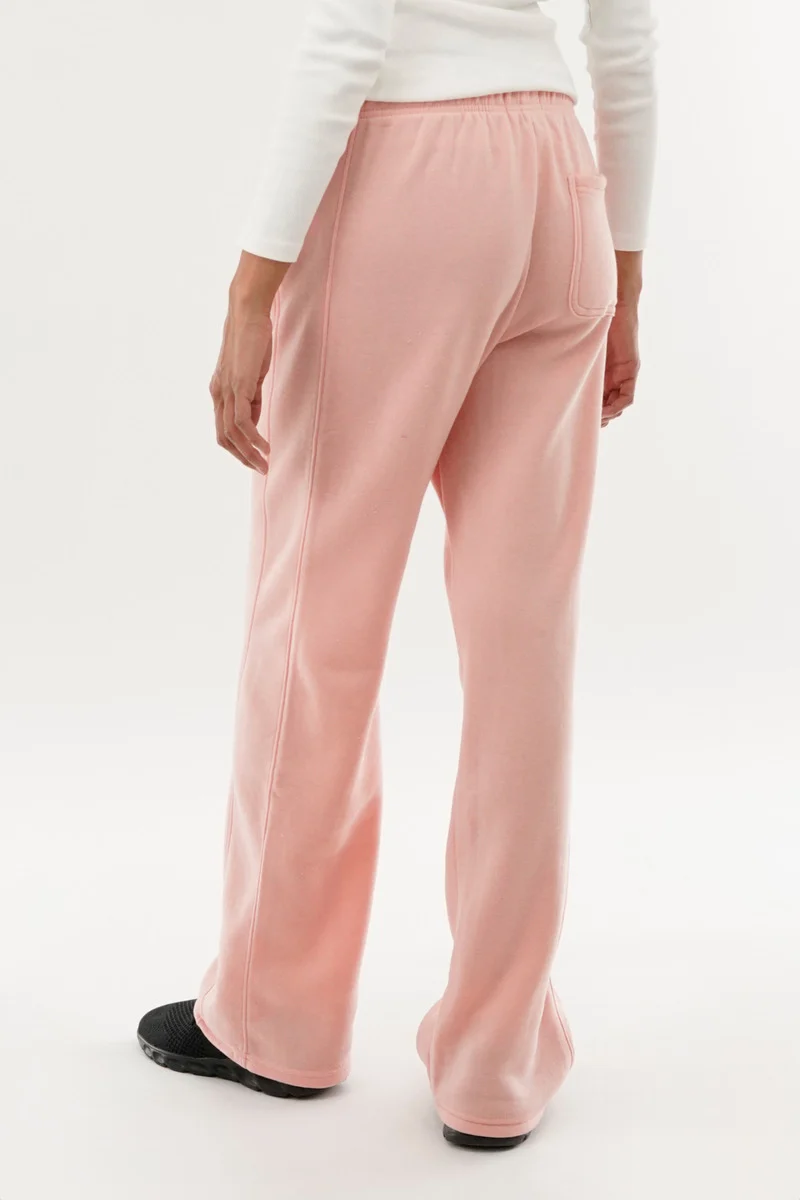 Classic Wide Leg Sweatpants - Pink - Image 3